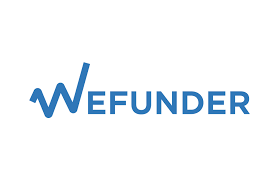 Depicts the logo for the Wefunder equity crowdfunding platform.