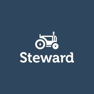 Depicts the logo for Steward, a platform for making private credit investments to small, regenerative farms and agricultural companies.
